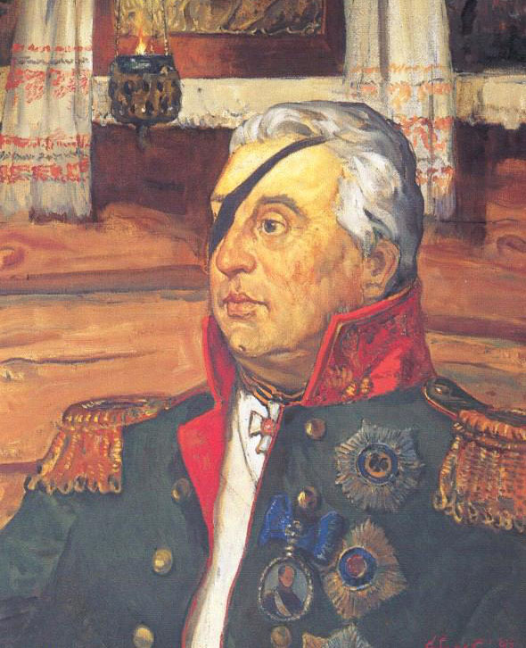 Картина В.М.Сибирского «М.И.Кутузов». 1992 Картина В.М.Сибирского «М.И.Кутузов». 1992